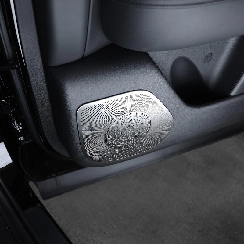 For Hyundai Palisade Stainless steel Car Door Speaker Decoration Cover Trim 2pcs gallery