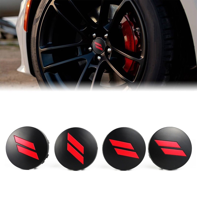 4PCS Wheel Hub Center Cap Cover Fit For Dodge Charger Challenger Durango 63mm