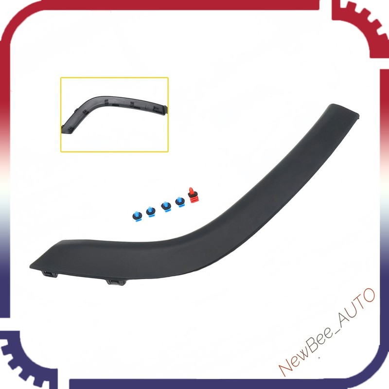 Wheel Flare Opening Molding Fender For 2017-2025 Jeep Compass Rear Left Side