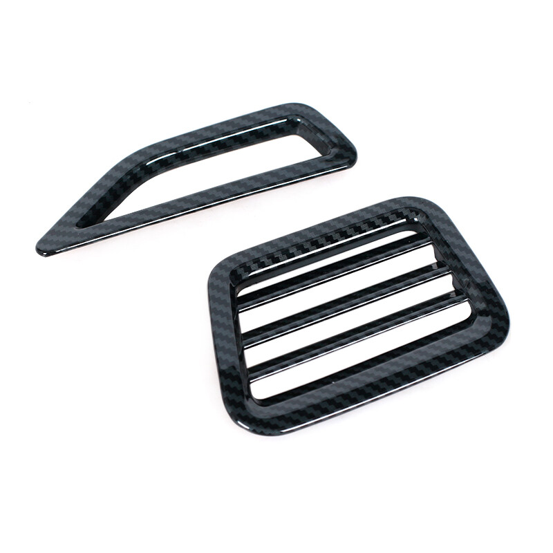 For Toyota Sienna 2015-2020 2x Carbon fiber front air vent frame decoration trim gallery