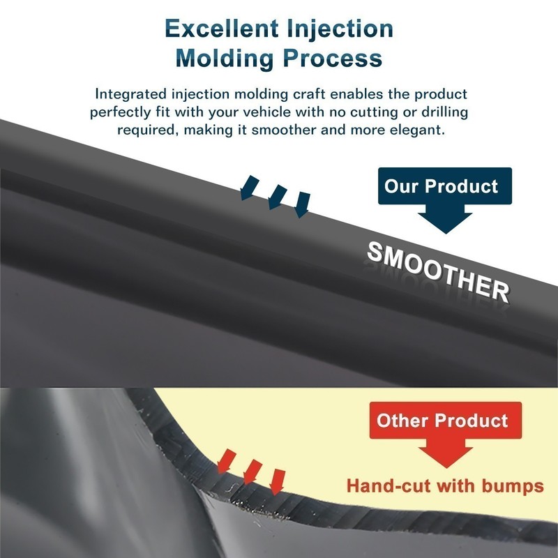 Wind Deflector For 2017-2022 Honda CRV 2017-2022 6pcs JDM New Tape-on 6x gallery