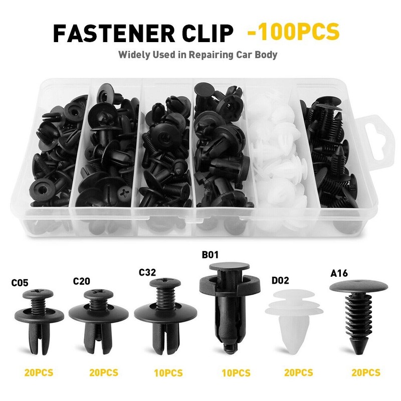 Clip Trim Car Pin Fender Auto Push Rivet Bumper Retainer Door Panel Set Fastener gallery