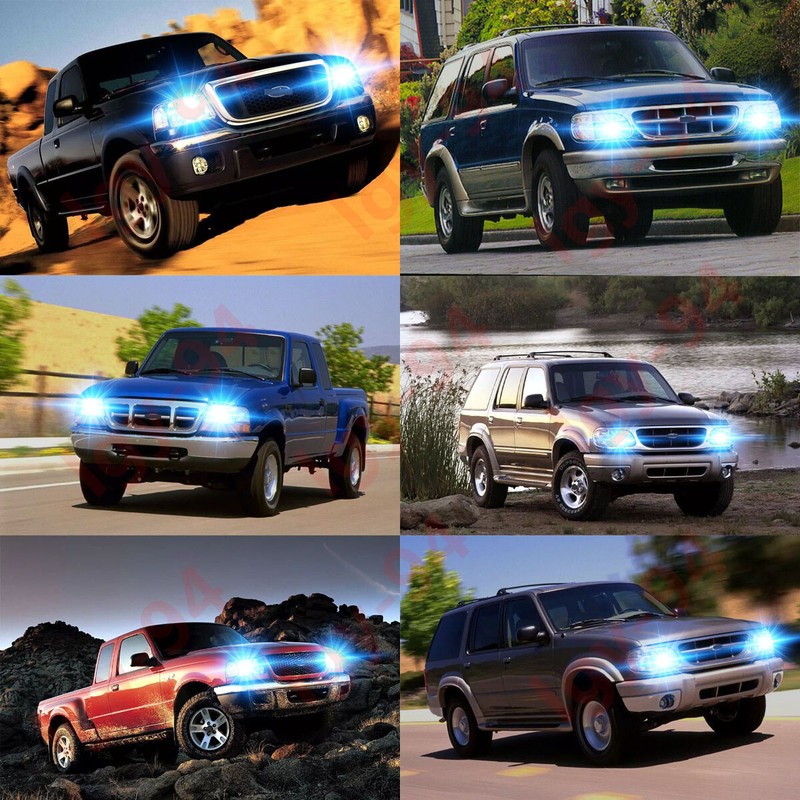 For Ford Explorer 1996-2001 Ranger 1997-2005 – 8000K COB LED Headlight Bulbs Kit