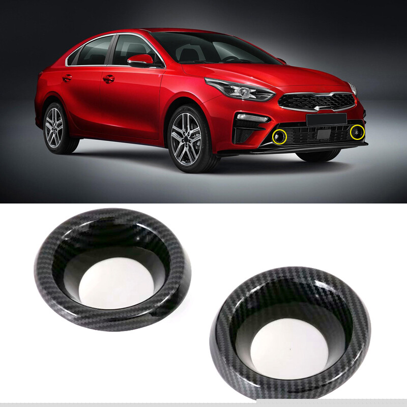 ABS Accessories Interior Inner Front Fog Light Cover Trim For Kia Forte K3 19-21