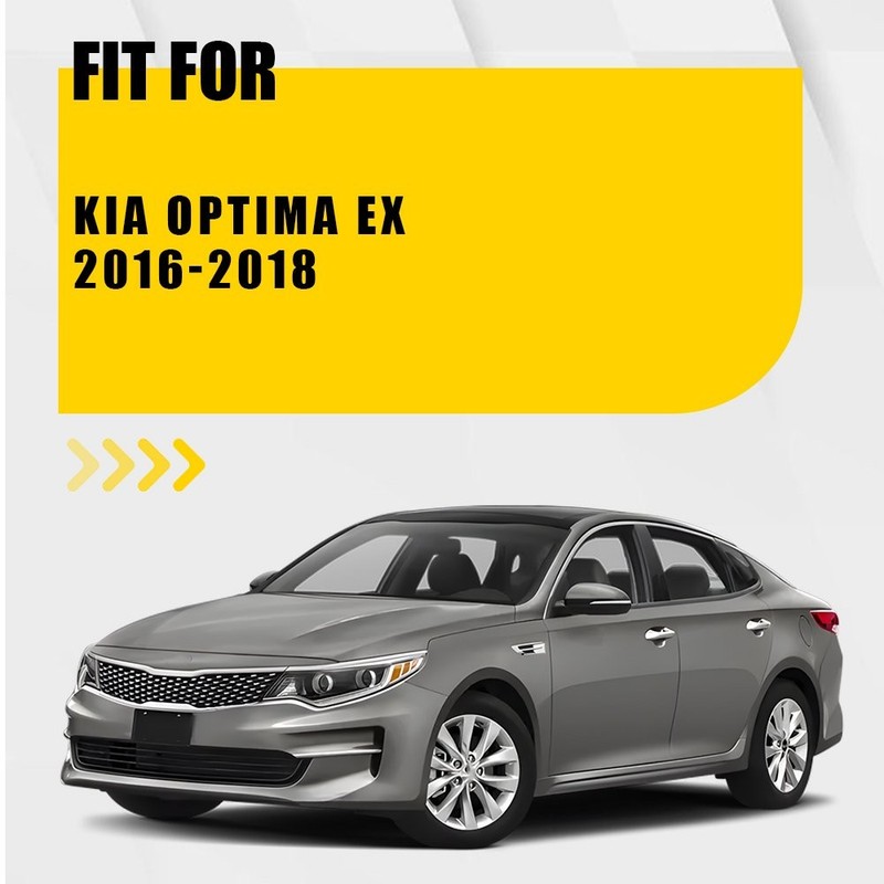Left Right Front Fender Garnish Side Chrome Molding For Kia Optima EX 2016-2018 gallery