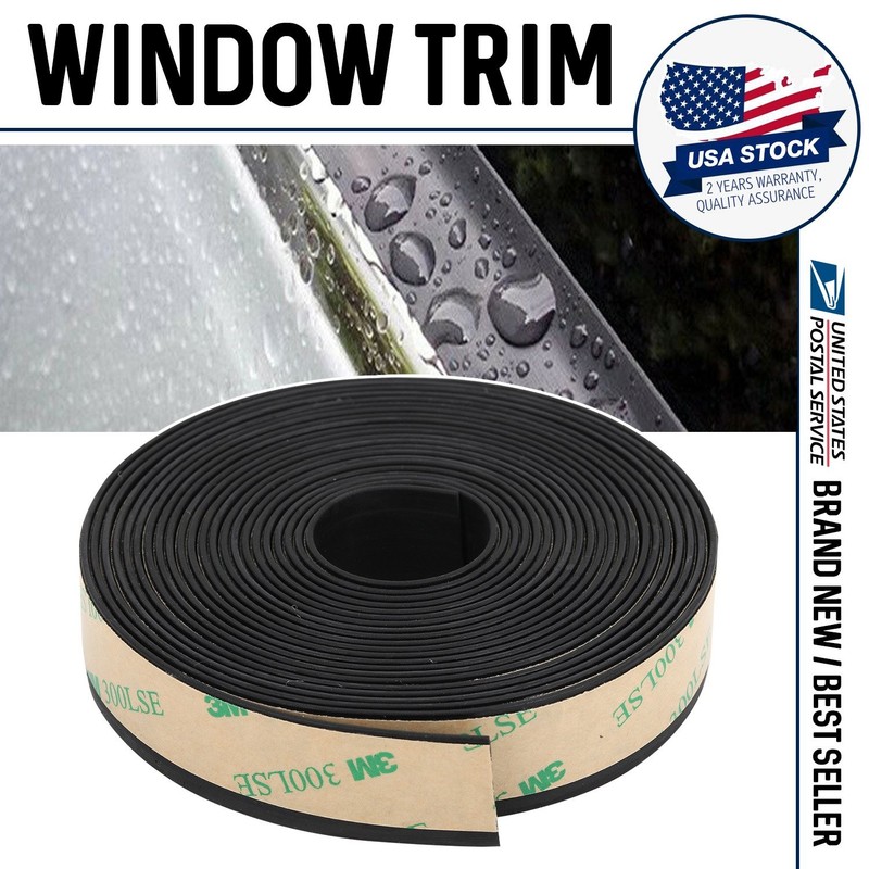 13FT Car Window Seal Strip,Rubber Automotive Weather Stripping for Car Window