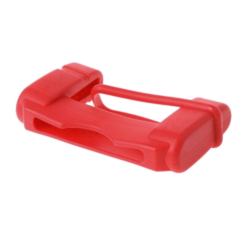 Red Car Seat Belt Buckle Clip Silicone Protector Anti Scratch Cover Accessories gallery