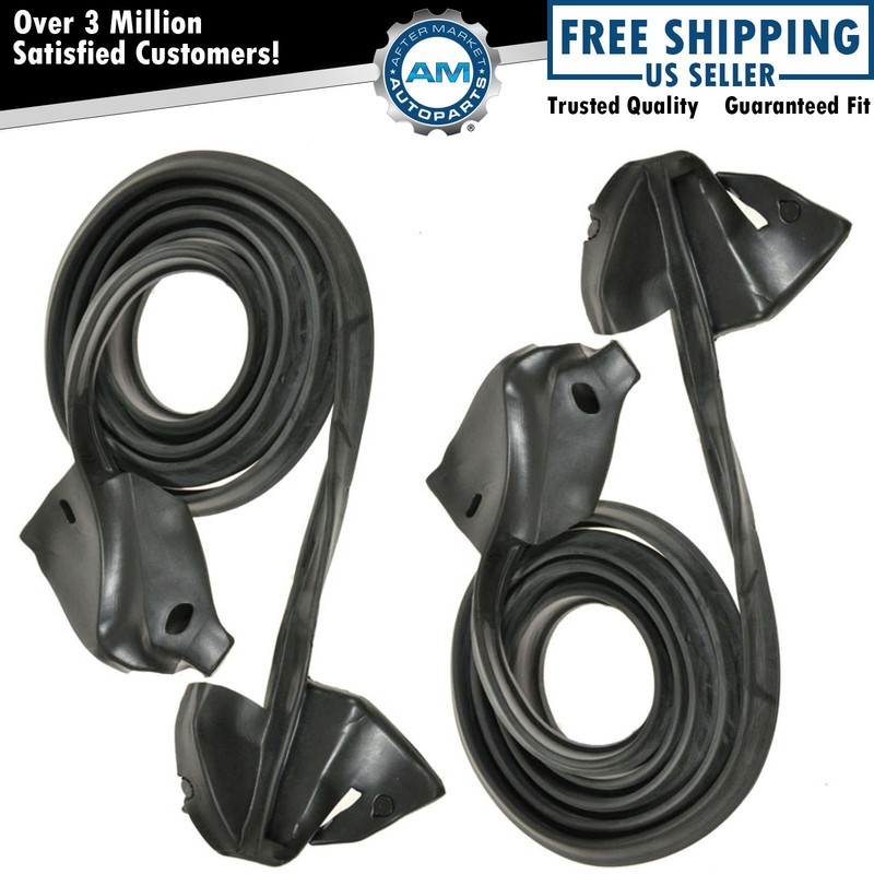 Convertible & 2 Door Hardtop Door Seal Pair for Buick Cadillac Chevy Pontiac Old