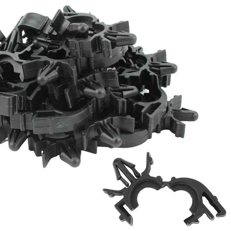(30) 1/2"OD 11/32"ID Wire Loom Routing Clips For GM 8911473 gallery