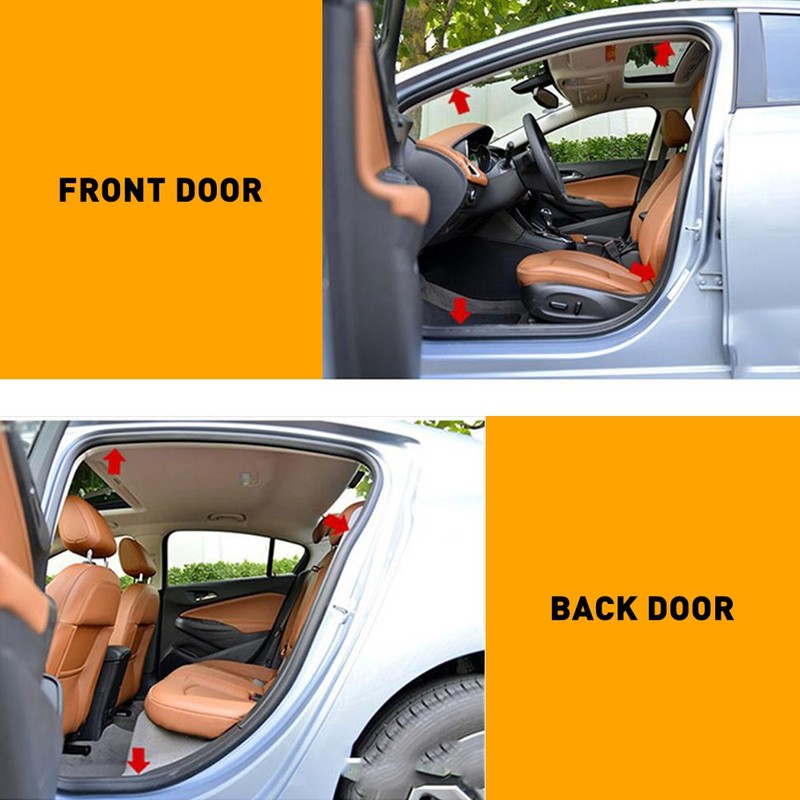 Flexible PVC Decoration Car Vehicle Rubber Sealge Trim Weather Stripping 10FT gallery