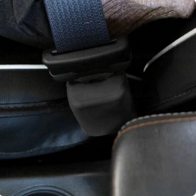 Black Silicone Car Seat Belt Buckle Cover Clip Anti-Scratch Dust Proof Case gallery