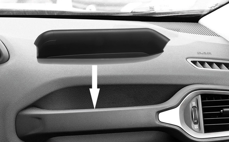 Passenger Side Grab Handle Storage Box Insert For Jeep Renegade 2015-2024 1PCS gallery