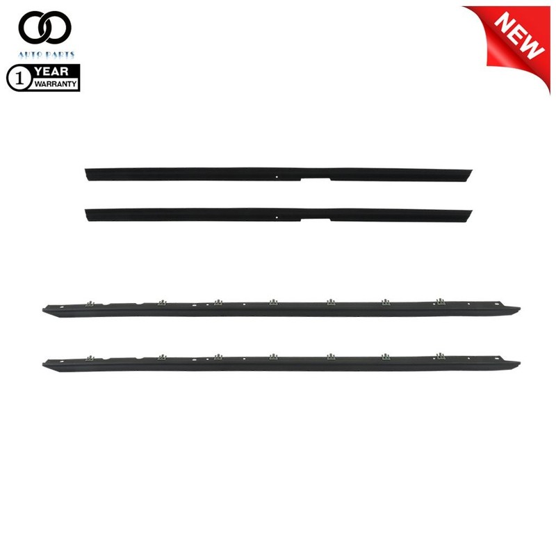 Window Sweep Weatherstrip Felt Seal Kit For Chevy Corvette 1984-89 4Pcs New