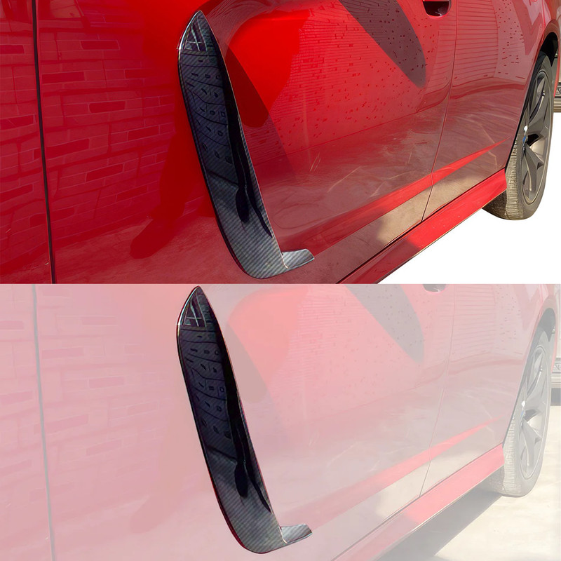 Fits 2015-23 Dodge Charger All Models Front Door Side Fin Vents Carbon Fiber ABS gallery