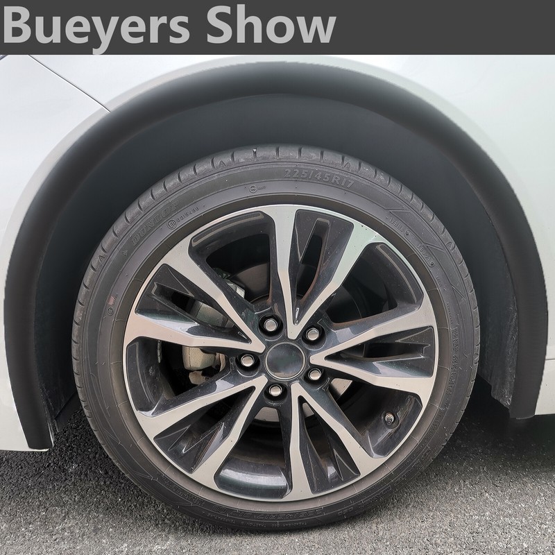 10' Extra Wide Arches Fender Flares Wheel Eyebrow Trim Strip Arch Lip Protector; gallery