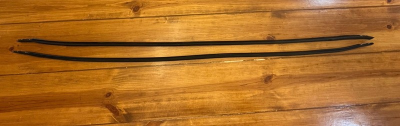 Honda Prelude OEM Roof Trim Side Molding BLACK Ceiling Left Right Seal 97-01 gallery