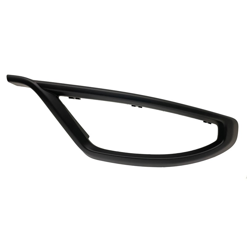 New Smooth Black Front Driver Side Tow Hook Bezel fits 2019-2023 Jeep Cherokee