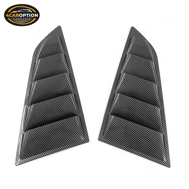 Fits 14-19 Chevy Corvette C7 Classic Style Window Louver Vent Carbon Fiber Print gallery
