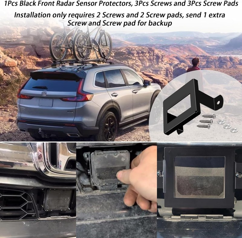 Radar Sensor Protector Cover For 2017-2022 Honda CR-V Anti-Theft Protection New gallery