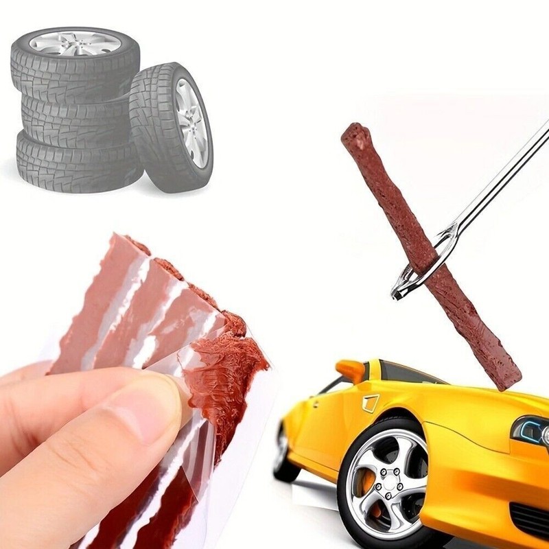 46x/Set Car Metal Tire Repair Kits Auto Tire Plug Repair Tools Patch Repairing gallery