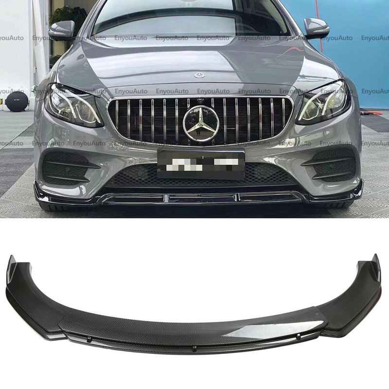 For Mercedes-Benz AMG43 AMG53 Front Bumper Lip Spoiler Splitter Carbon Fiber
