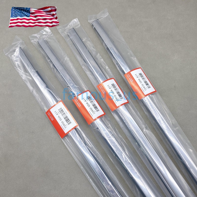 4Pcs Weatherstrip Window Moulding Trim Seal Belt For Honda Accord 2003-2007 NEW!