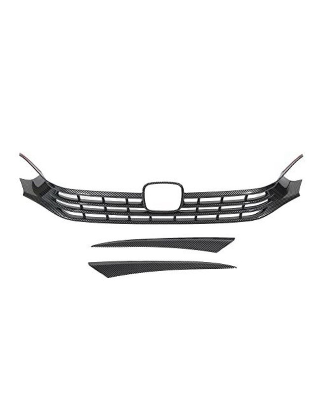 X AUTOHAUX 3pcs for Honda Civic 11th 2022 Complete Front Bumper Cover Fascia