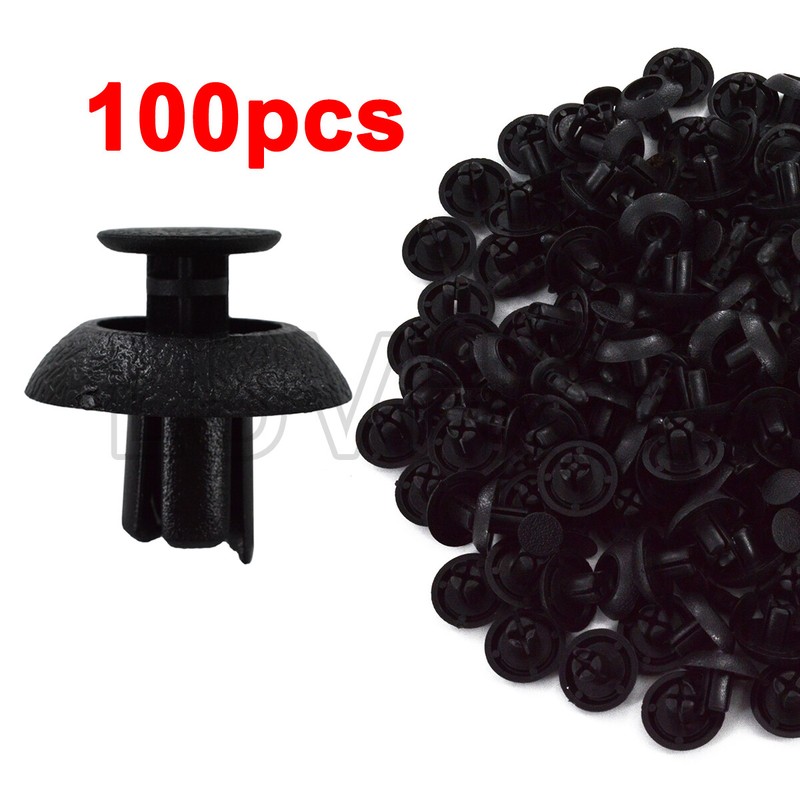 100pcs Grille Bumper Retainers Fastener Clips for Toyota Lexus Scion 90467-07211