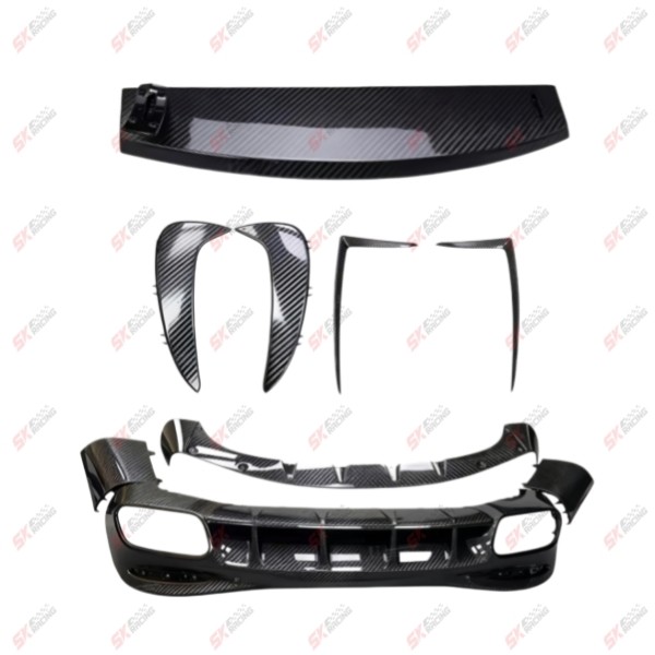 Dry Carbon Rear Diffuser Lip Rear Wing Car Part For Benz AMG GT63 C192 Coupe 24+ gallery
