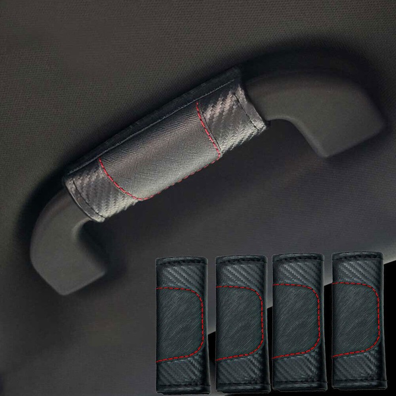 Car Interior Door Handle Cover Roof Handrail Armrest Handle Protector Accessory