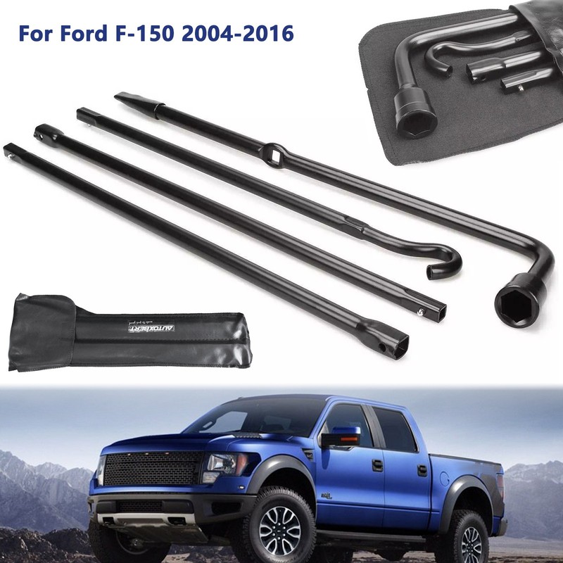 Spare Tire Lug Wrench Jack Tool Kits For 2016 Ford F-150 Tire Change Heavy Duty