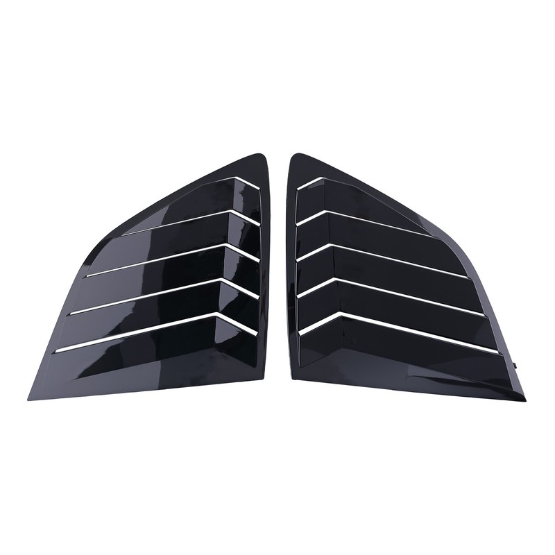 Side Window Louvers ABS Privacy Panel for Honda CR-V 2023-2024 Gloss Black gallery