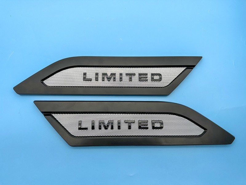 Silver Black Door Side Body Molding Trim For 2022-2024 Toyota Tundra Limited gallery