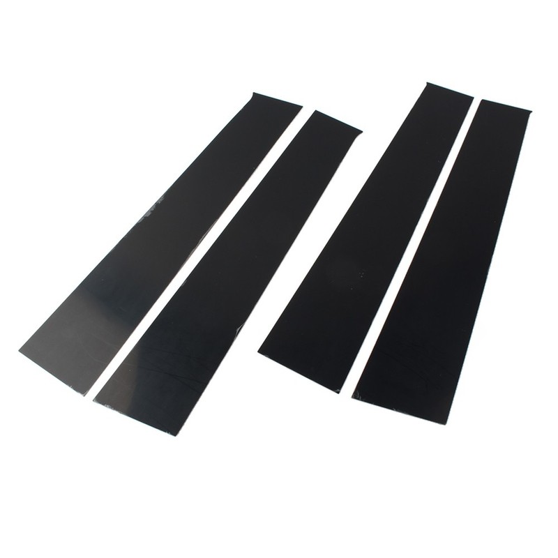 Window Pillar Posts Door Trim For Dodge Ram 1500 2009-2018 Glossy Black 4pcs/Set gallery