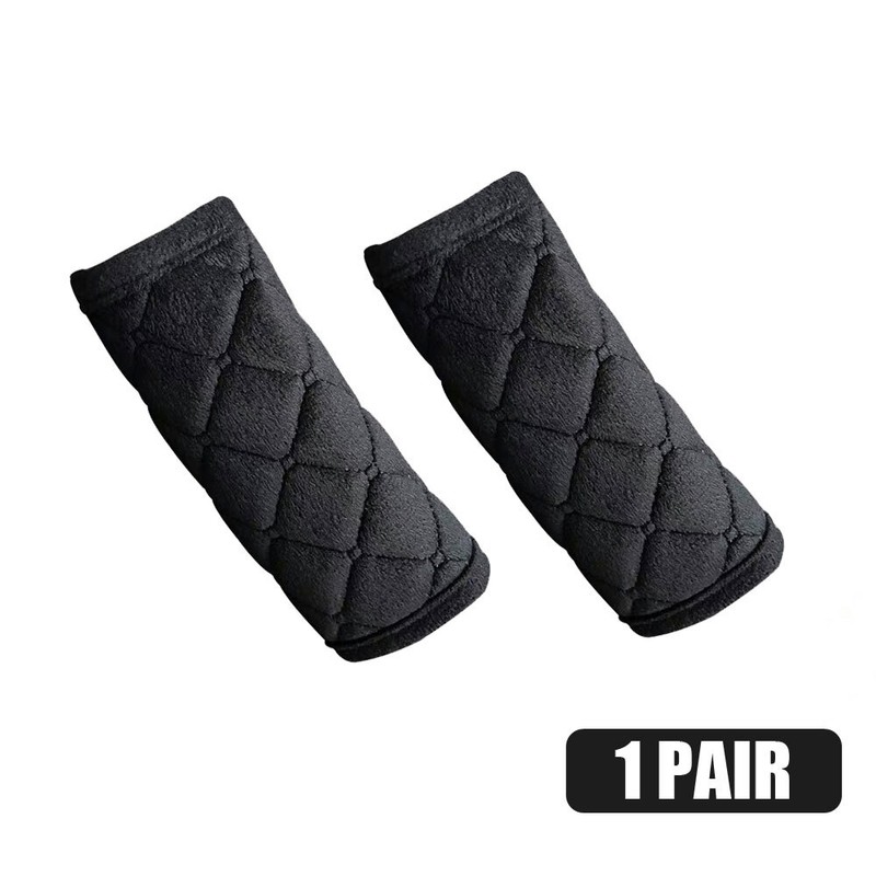 Car Door Handle Cover Roof Handrail Plush Armrest Handle Car Interior Accessory
