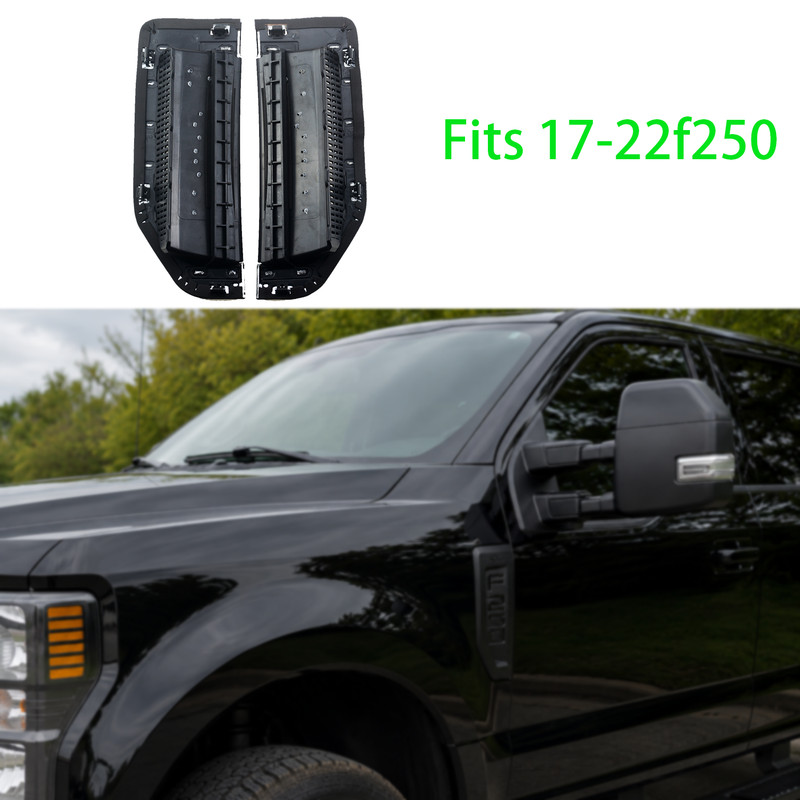 DRIVER &PASSANGER Side Emblems Blackout Badges For 2017-2022 F250Platinum