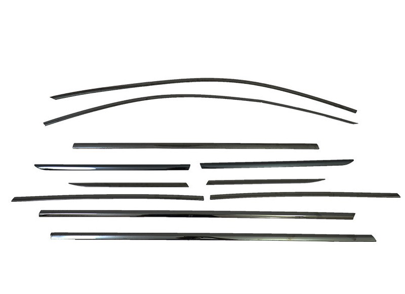 Steel Black Car Window Strip Moulding Trim For Lincoln Corsair 2020-2024 2022 M gallery