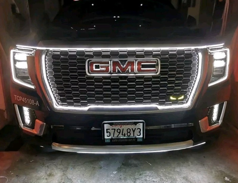 illuminated Grille Led Liners for Emblem GMC Yukon 2021 2022 2023 2024 2025 gallery