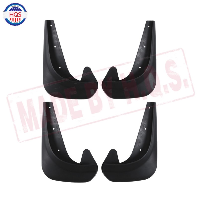 4 Piece Front & Rear Fender EVA Plastic Wearing Mud Flaps Splash Guards For Car gallery