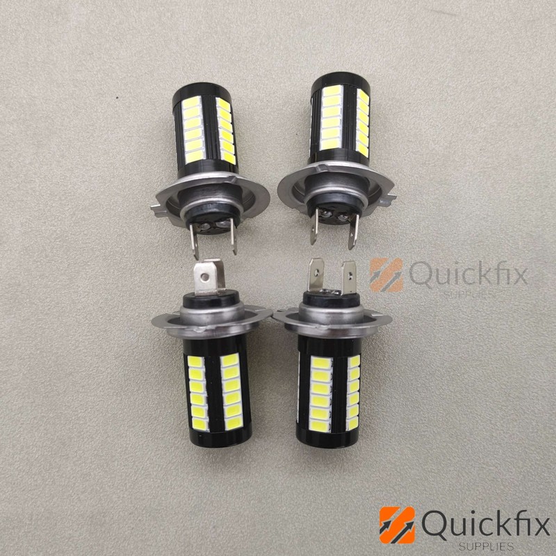 4x H7 Super Bright LED Headlight Bulbs Conversion Kit High Low Beam 6000K White