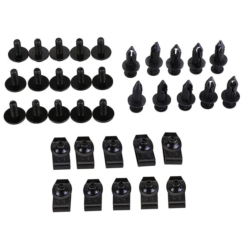 35PCS For Lexus Engine Under Cover Splash Shield Guard Body Bolts & U-nut Clips gallery