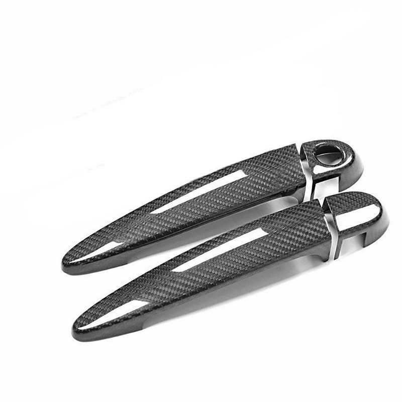 Carbon Fiber Exterior Door Handle Cover Trim For BMW F32 F33 F36 w/ Key Hole gallery