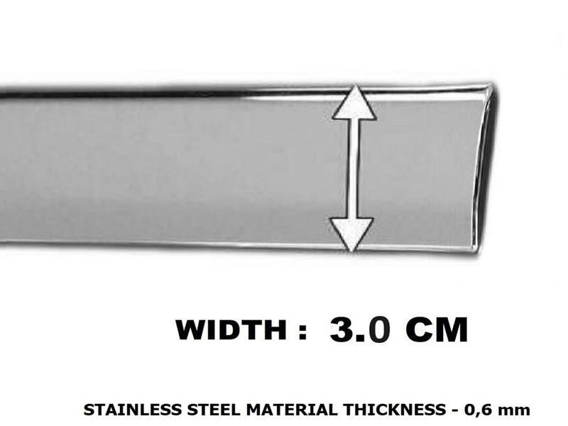 FOR VOLVO XC60 2010-2017 CHROME SIDE DOOR MOLDING TRIM 4PCS STAINLESS STEEL gallery