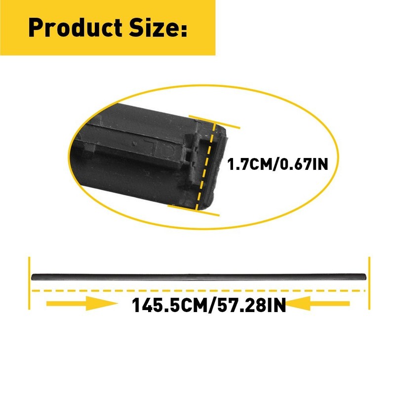 1 Pair Roof Drip Molding 75556-06030+75555-06030 For 2007-2011 Toyota Camry US gallery