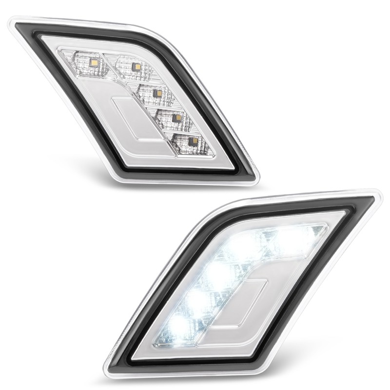 LED Bumper Side Marker Lights For Mercedes-Benz C300/C350/C63 AMG 4-Door 08-11 gallery