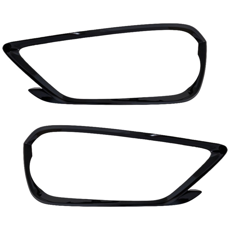 Set of 2 Fog Light Trims Driving Lamp Front Driver & Passenger Side for TLX Pair