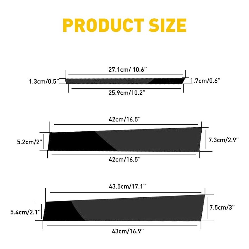 2SET For Toyota corolla 2014-2018 Door Trim Pillar Posts Black Cover Decorations gallery