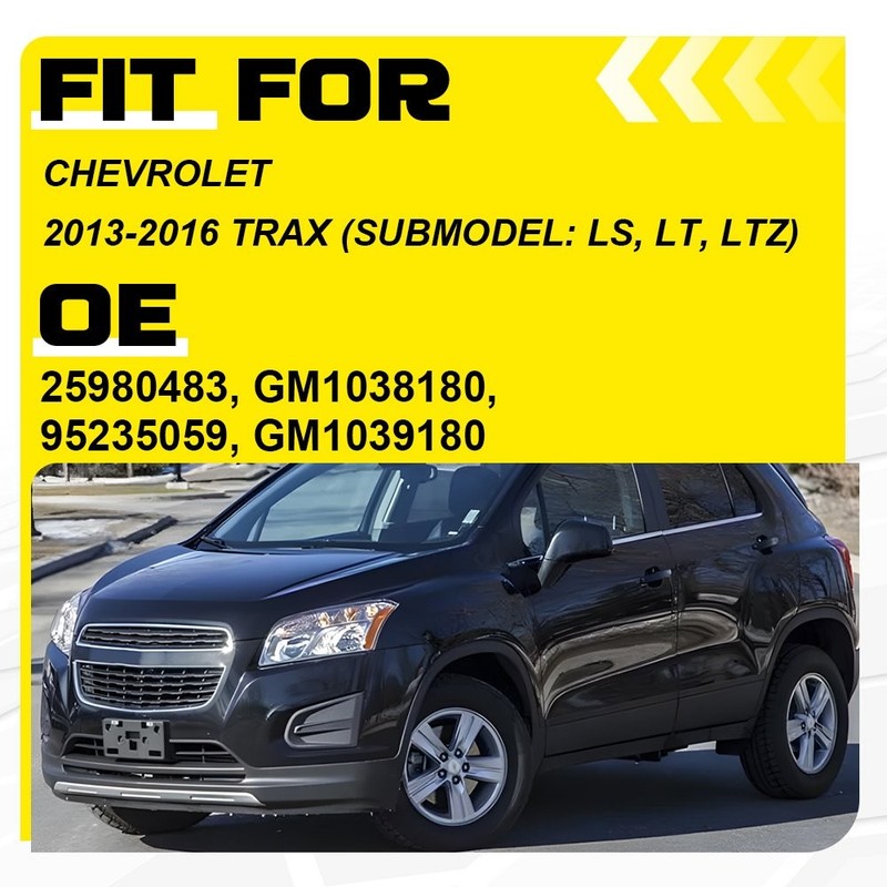 LH RH Side Fog Lamp Light Cover Front Bumper Outer For 2013-2016 Chevrolet Trax gallery