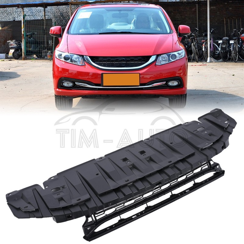 New Center Bumper Grille Black Plastic For 2013-2015 Honda Civic 71105TR7A51