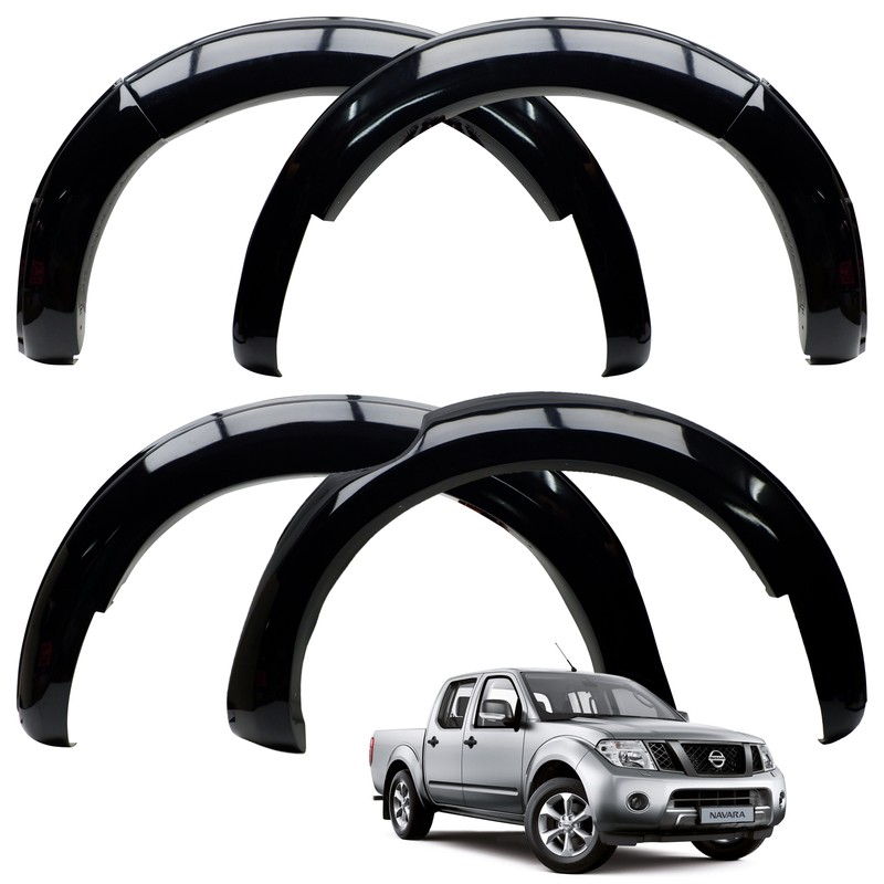 6" Fender Flares Wheel Guards Arch Fits Nissan Frontier Navara D40 4Dr 2006 2014 gallery